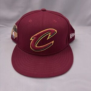 New Era Cleveland Cavaliers Fitted Hat‎ Size 7 3/4 Red NBA 2018 The Finals